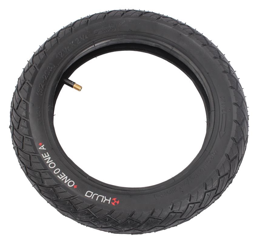 Bicycle tire set KUJO ONE 0 ONE A 12.5 inch x 2.25" + AV inner tube