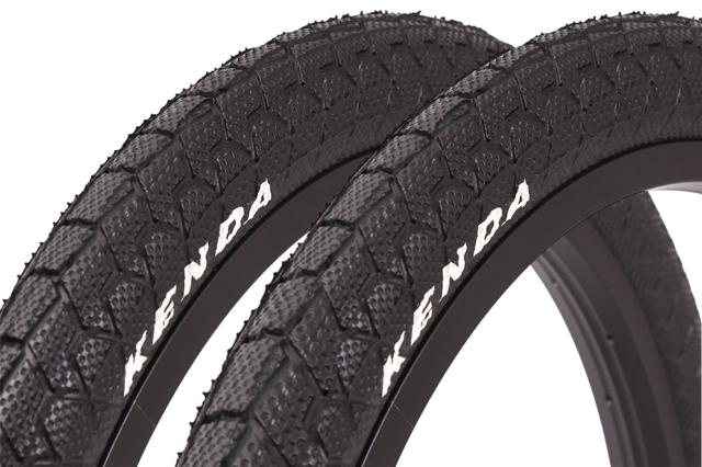 BMX tire set KENDA 20 inch x 1.95 inch black