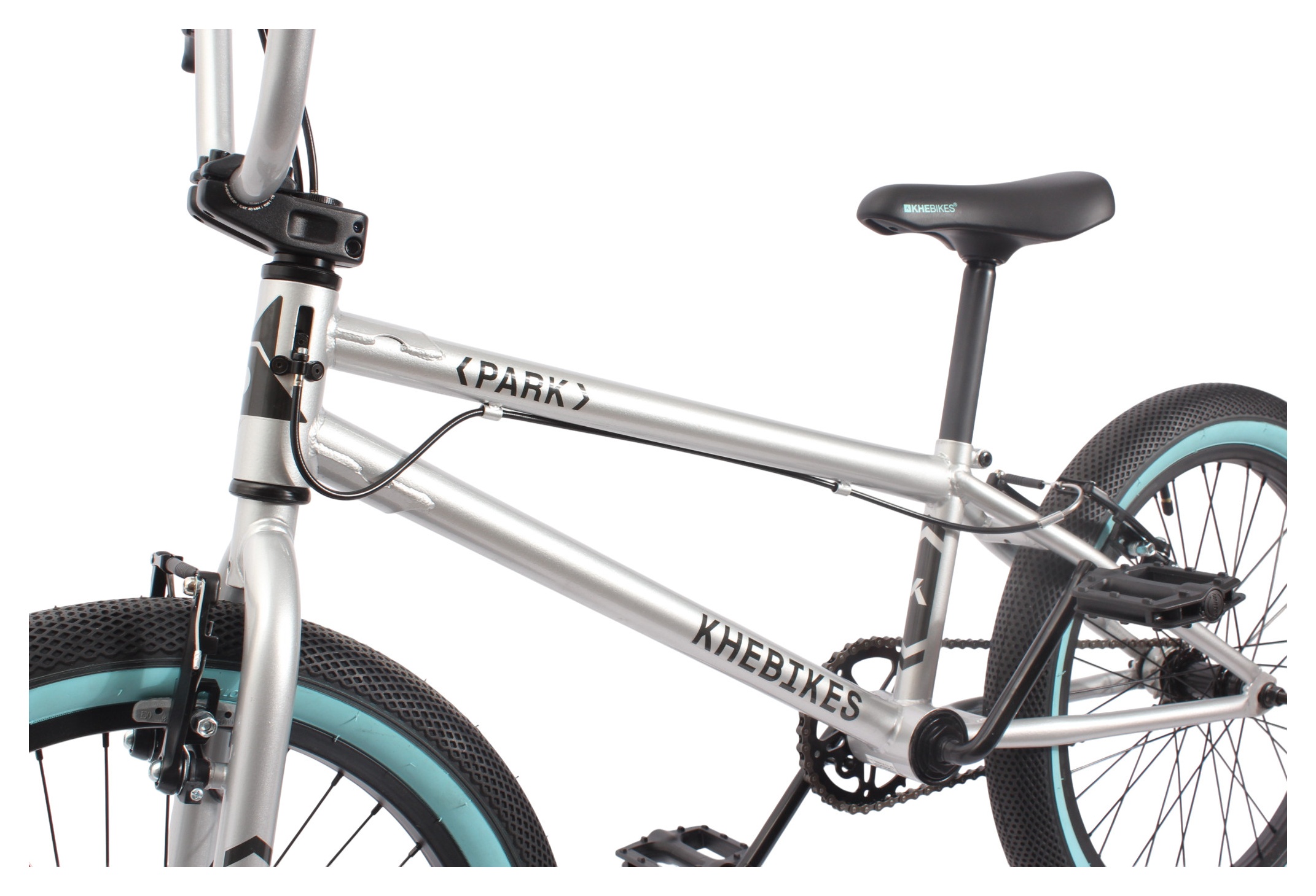 BMX bike KHE PARK 20 inches 11.1 kg silver