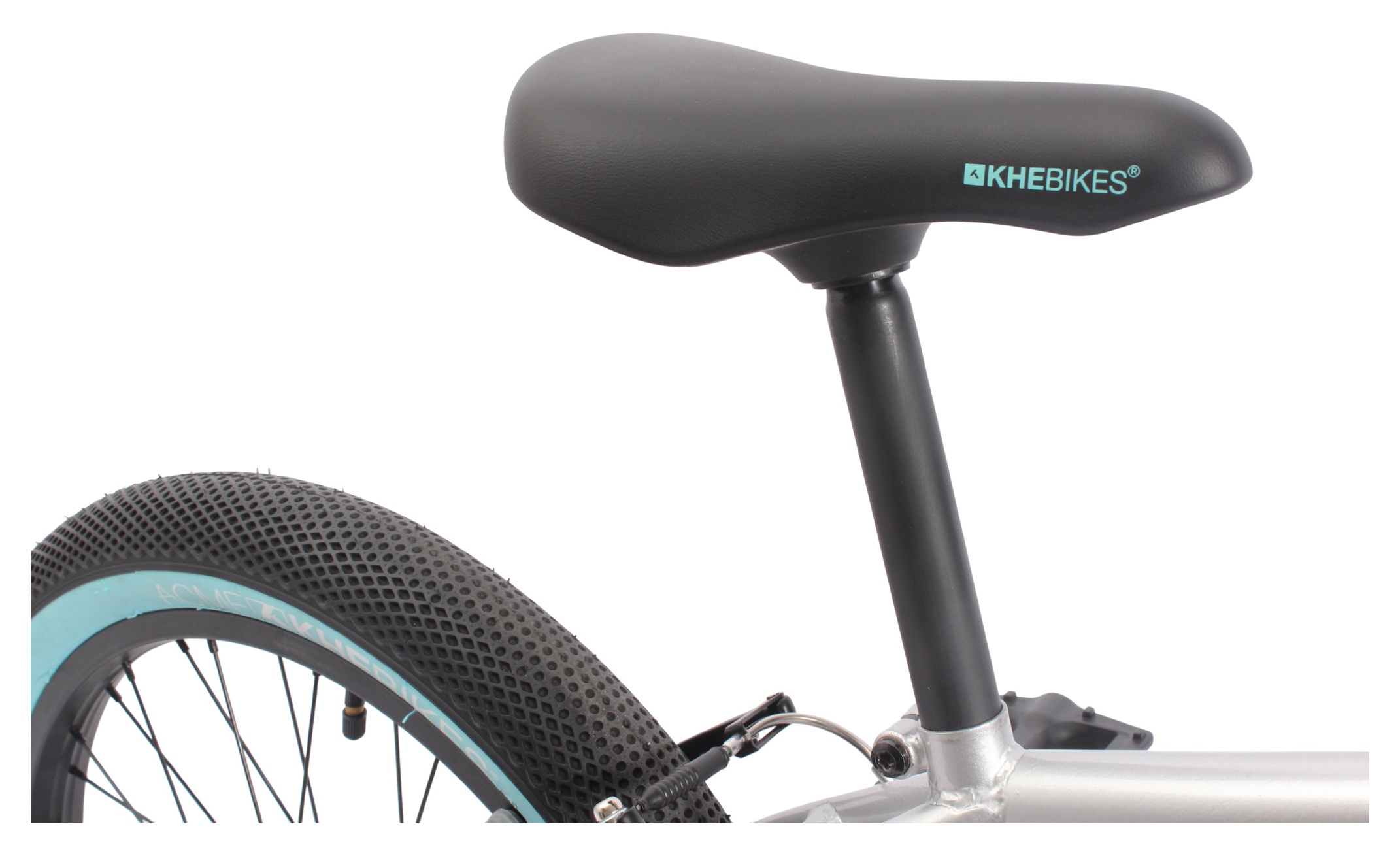 BMX bike KHE PARK 20 inches 11.1 kg silver