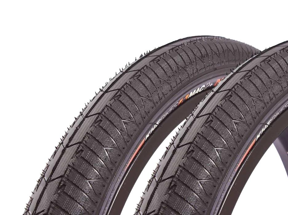 BMX tire set KHE MAC2+ 20 inch x 2.30 inch black