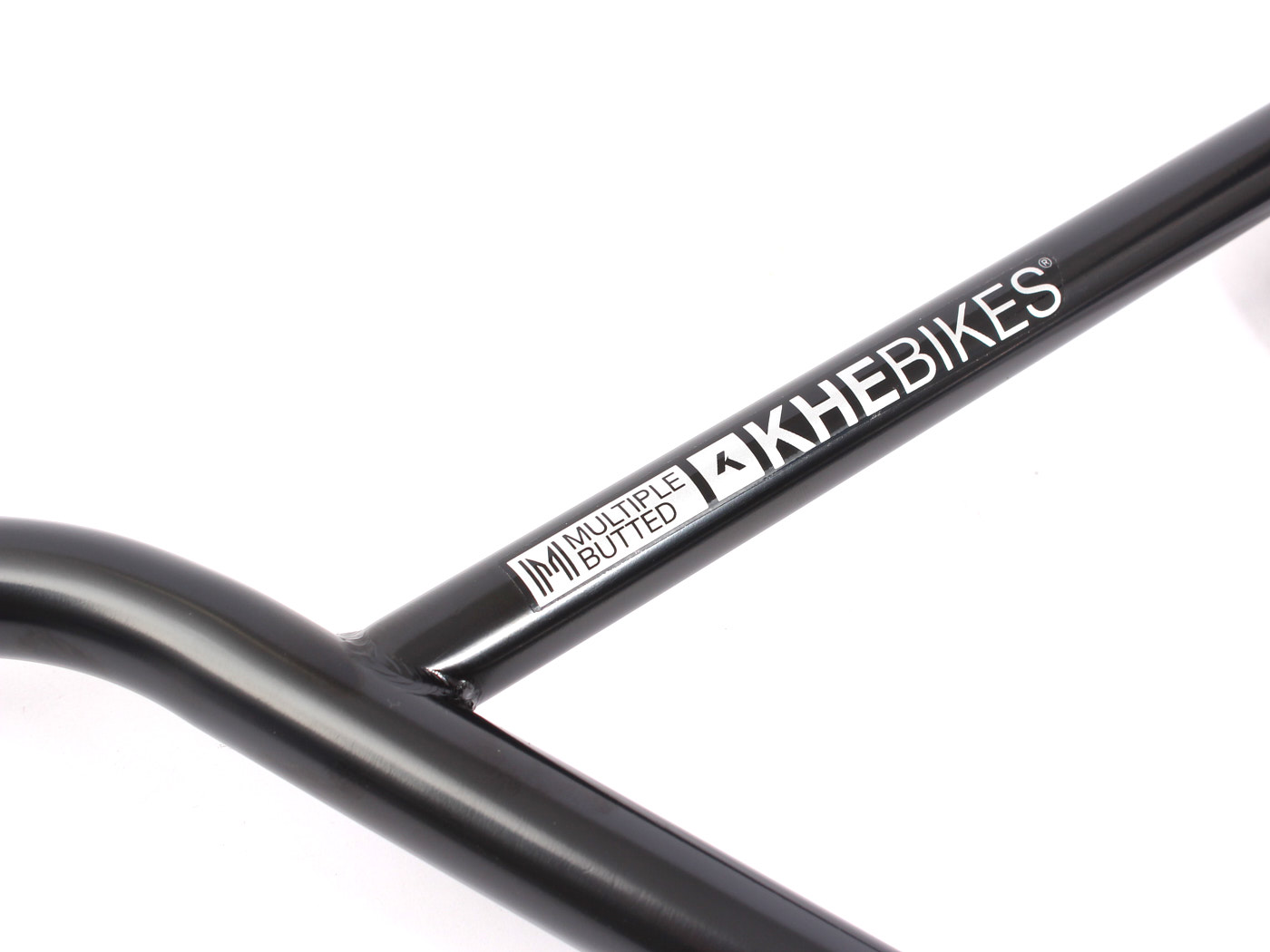 Nahansicht KHEbikes Logo BMX Lenker 