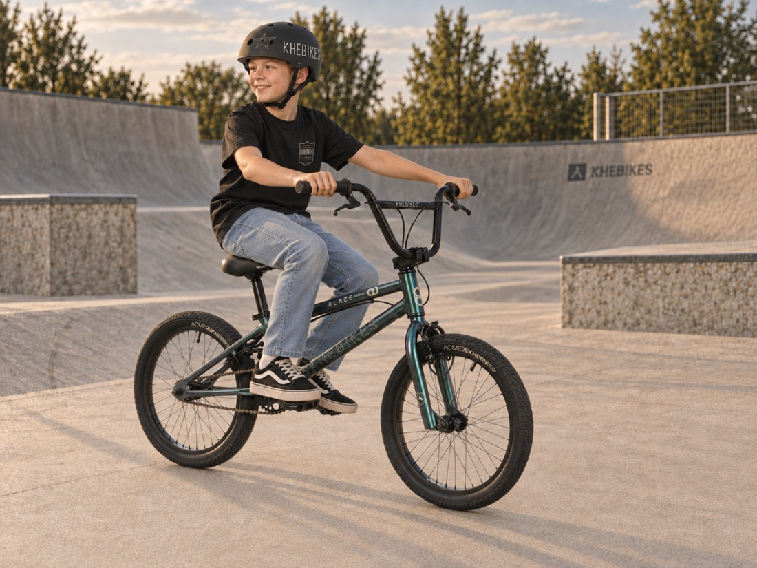 BMX Bike Aluminum KHE BLAZE AL 18 inch 20.5lbs