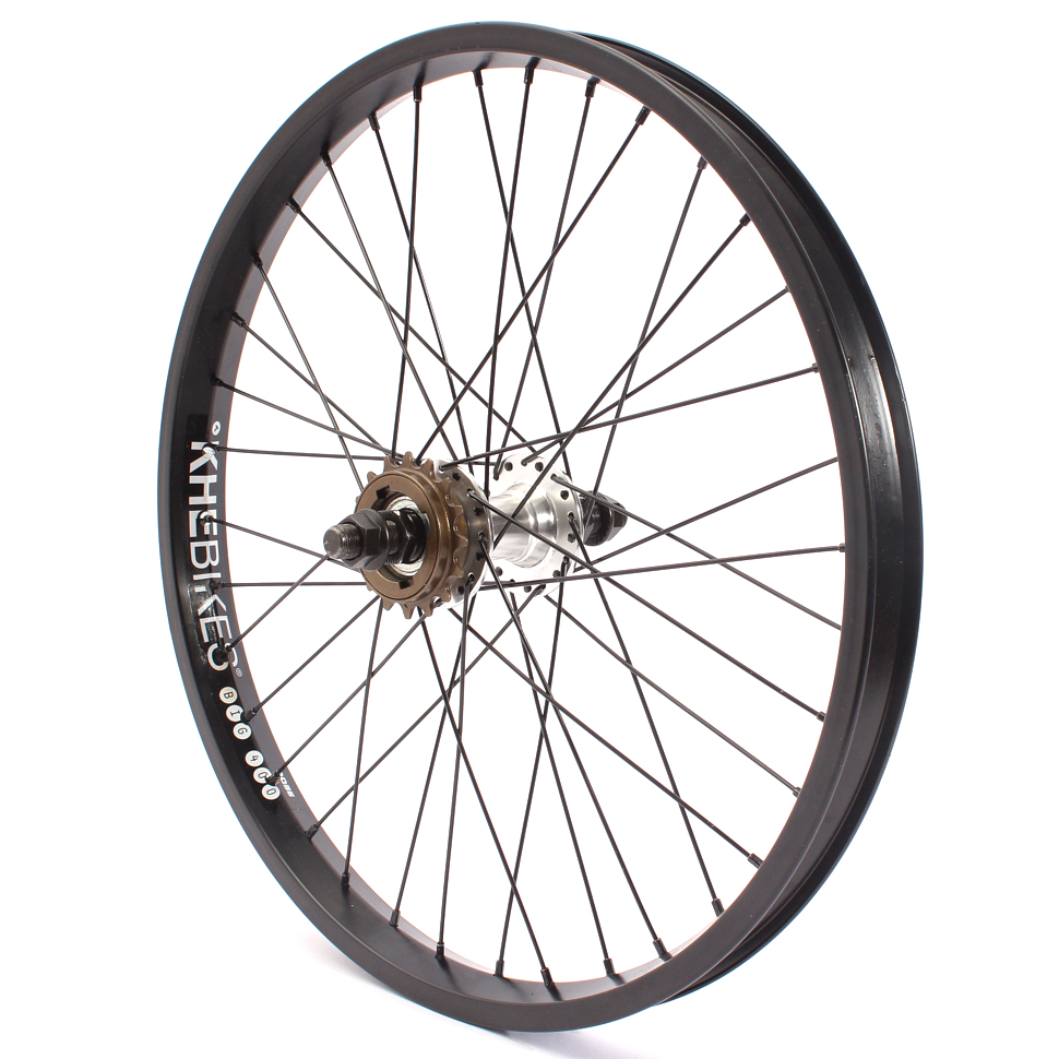 BMX rear wheel KHE BARCODE 20 inch 14mm