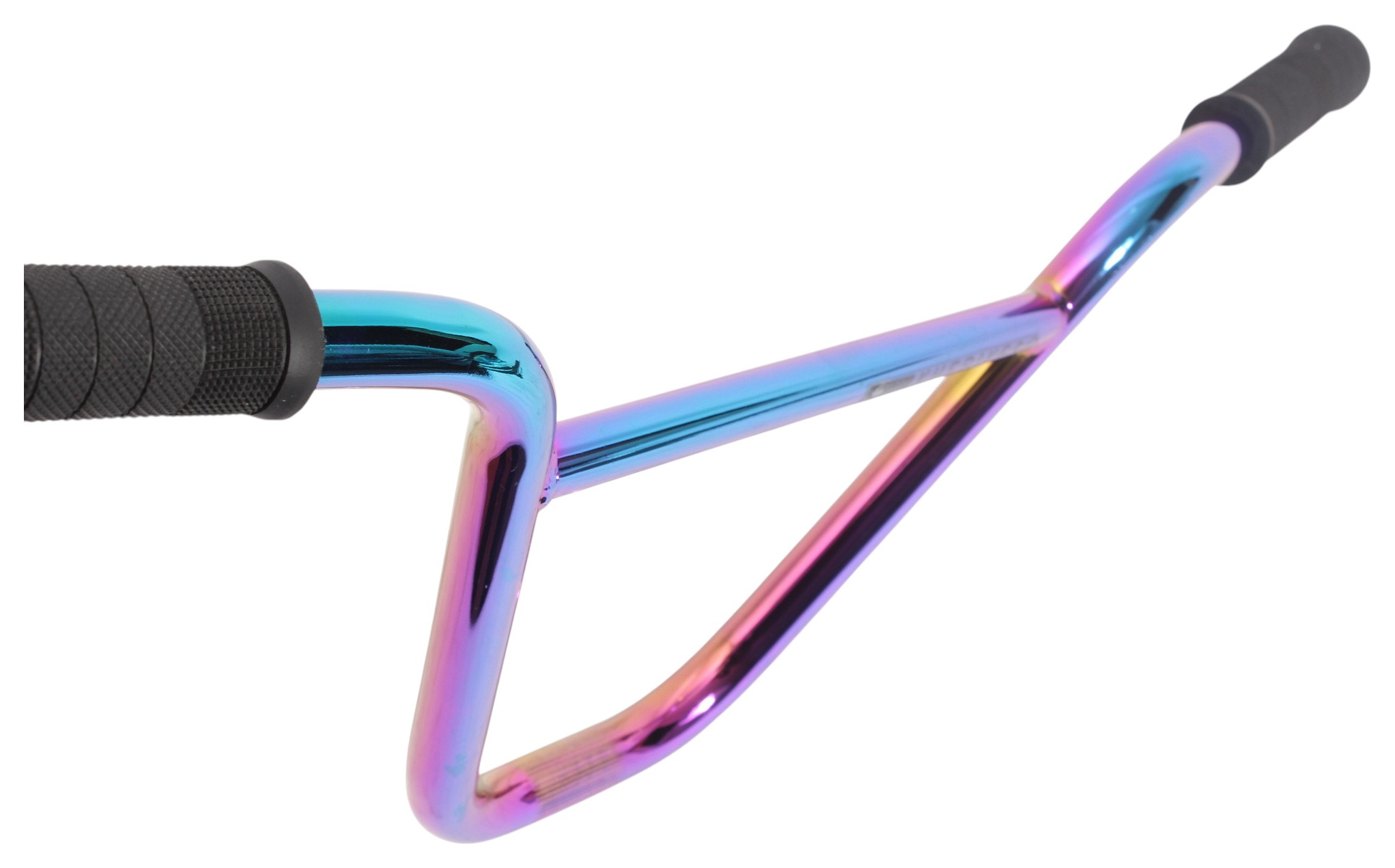 BMX Lenker KHE MVP 9 Zoll oil slick + KHE Pyramide Griffe