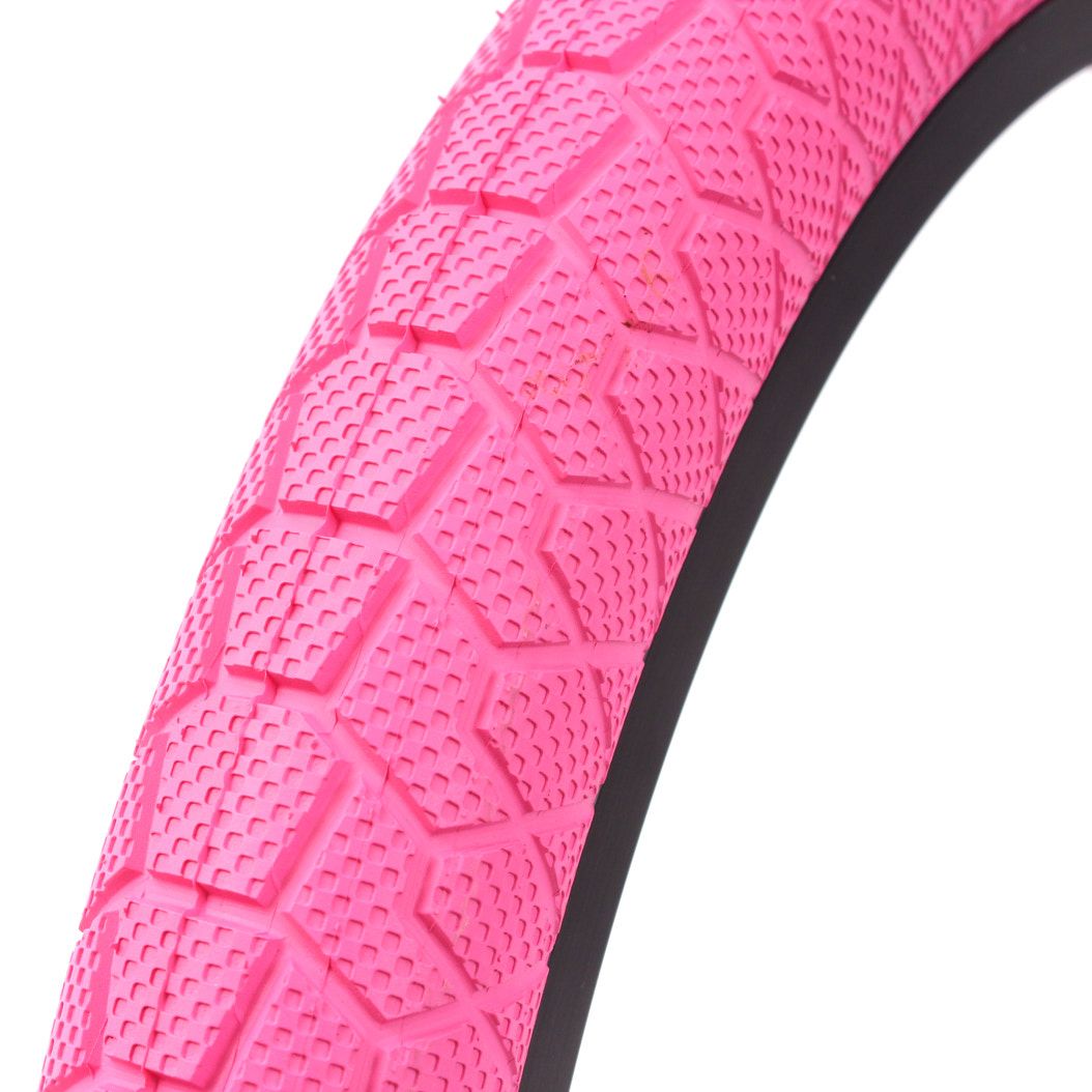 BMX tire set KENDA 20 inch x 1.95 inch pink + AV inner tube