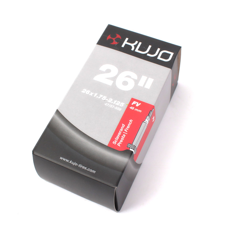 Bicycle inner tube KUJO 26 x 1.75-2.125 inch FV