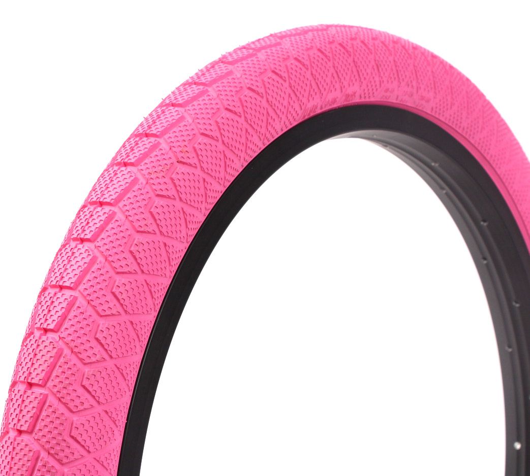 BMX tire set KENDA 20 inch x 1.95 inch pink + AV inner tube