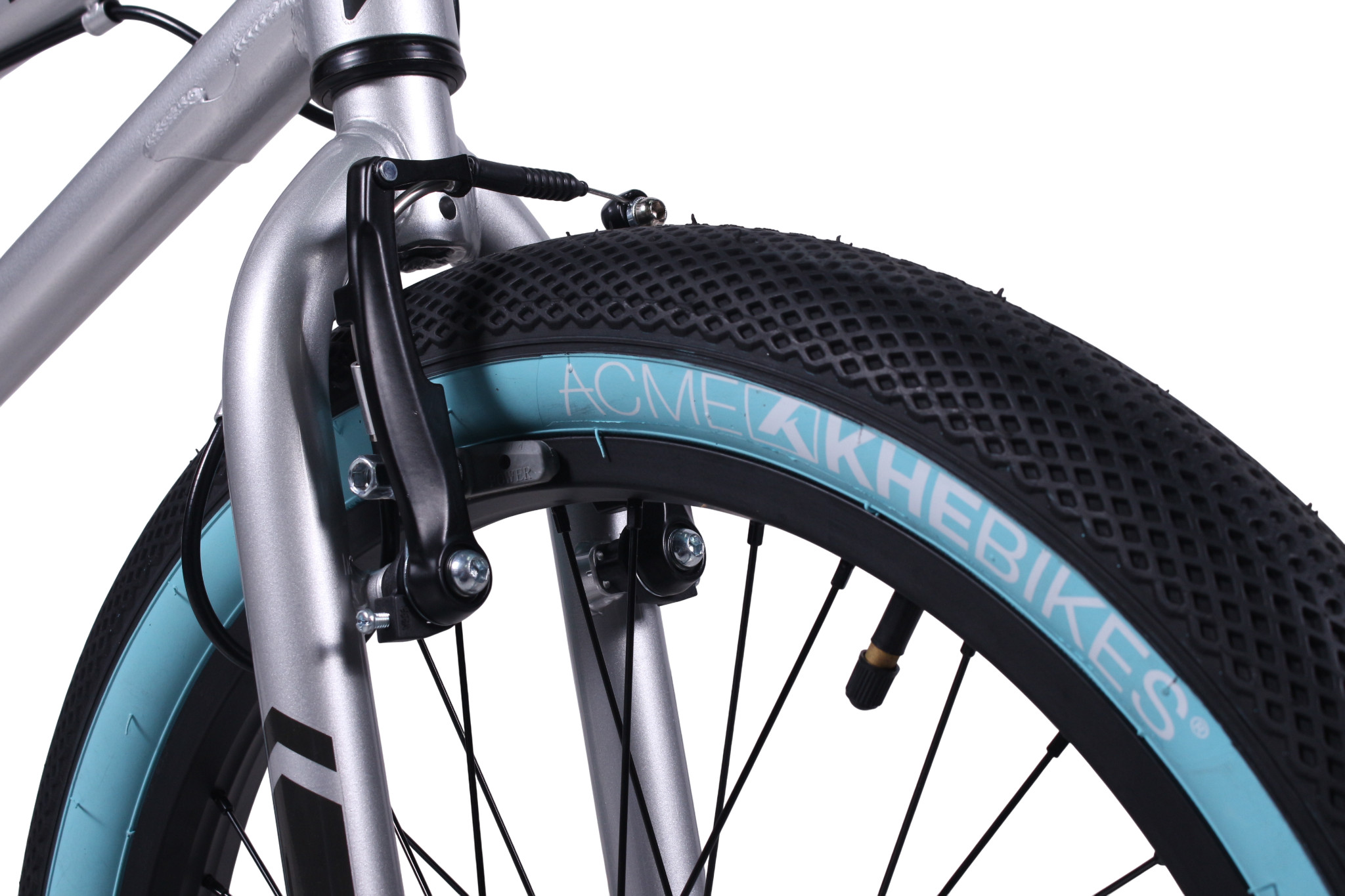 BMX bike KHE PARK 20 inches 11.1 kg silver