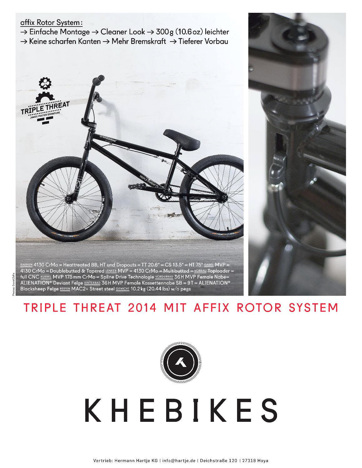 Vorteile KHEbikes AFFIX System Vorteile KHEbikes AFFIX System