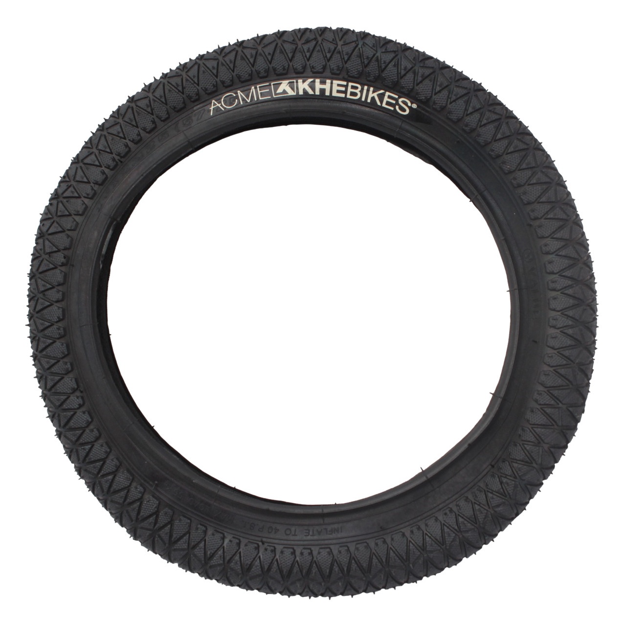 BMX tire KHE ACME 14 inches x 2.125 inches black