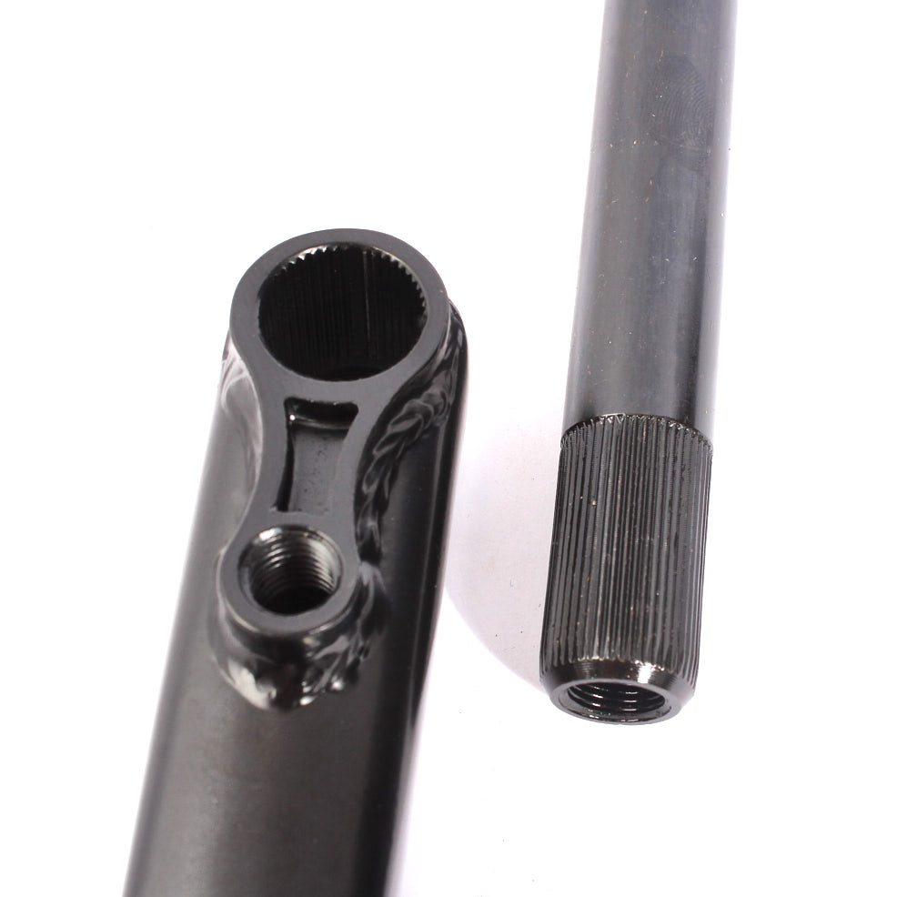 BMX Kurbelarm mit Kurbel in Schwarz