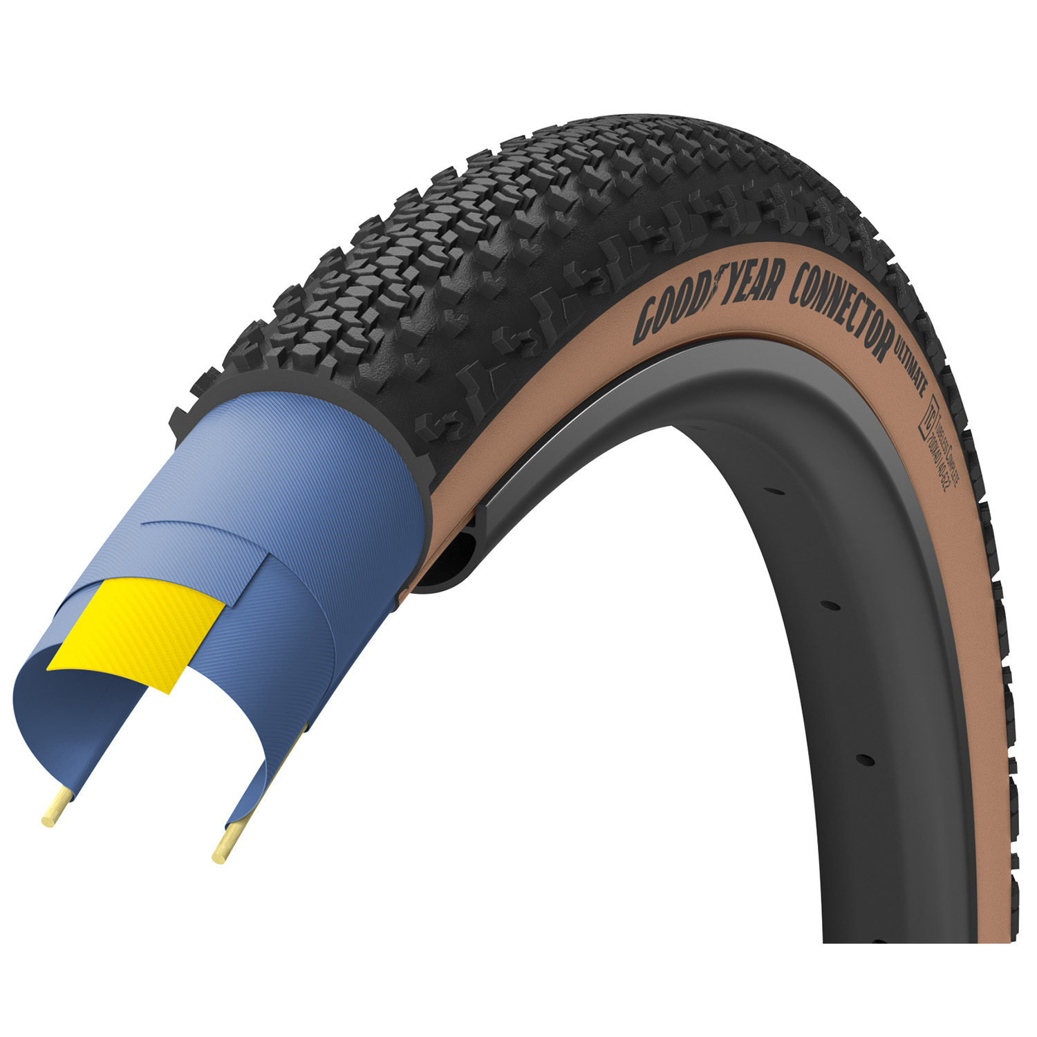 Folding tyre KHE Connector TC 120TPI 28 inch / 700 x 35C 