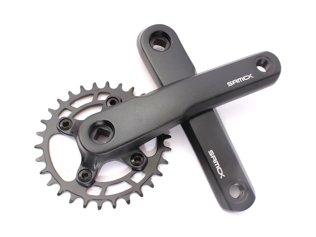 MTB Crankset-SAMOX Crankset 1-speed 165mm