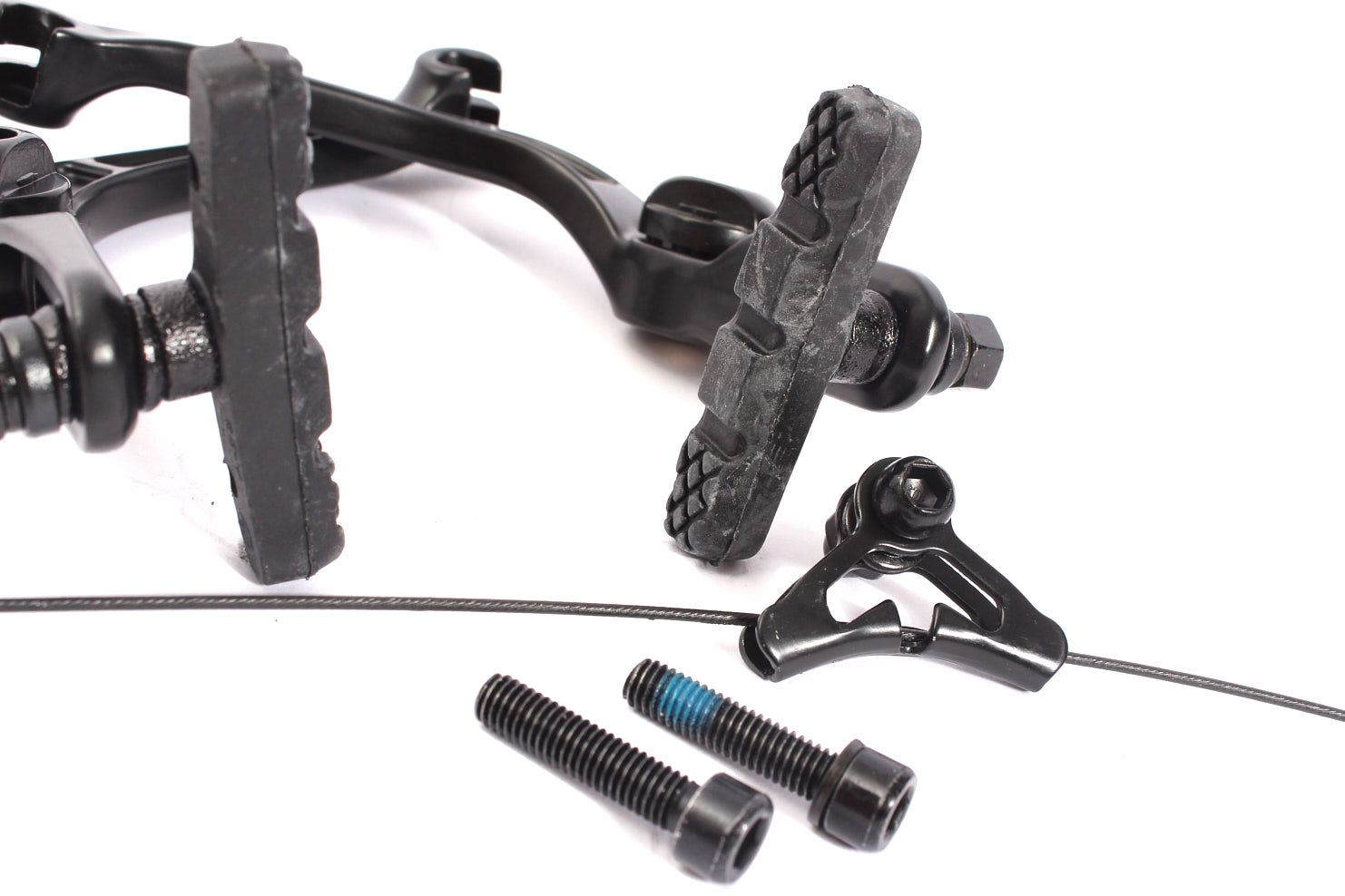 BMX U-Bremse mit Spiralfeder zum stufenlosen Einstellen BMX U-Bremse mit Spiralfeder zum stufenlosen Einstellen