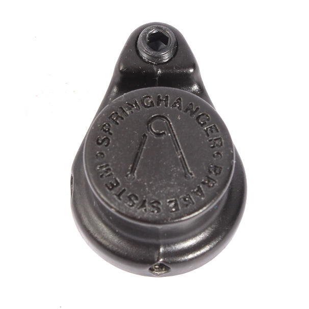 Schwarzer Kabelhalter von hinten für Sprinh Hanger Bremssystem