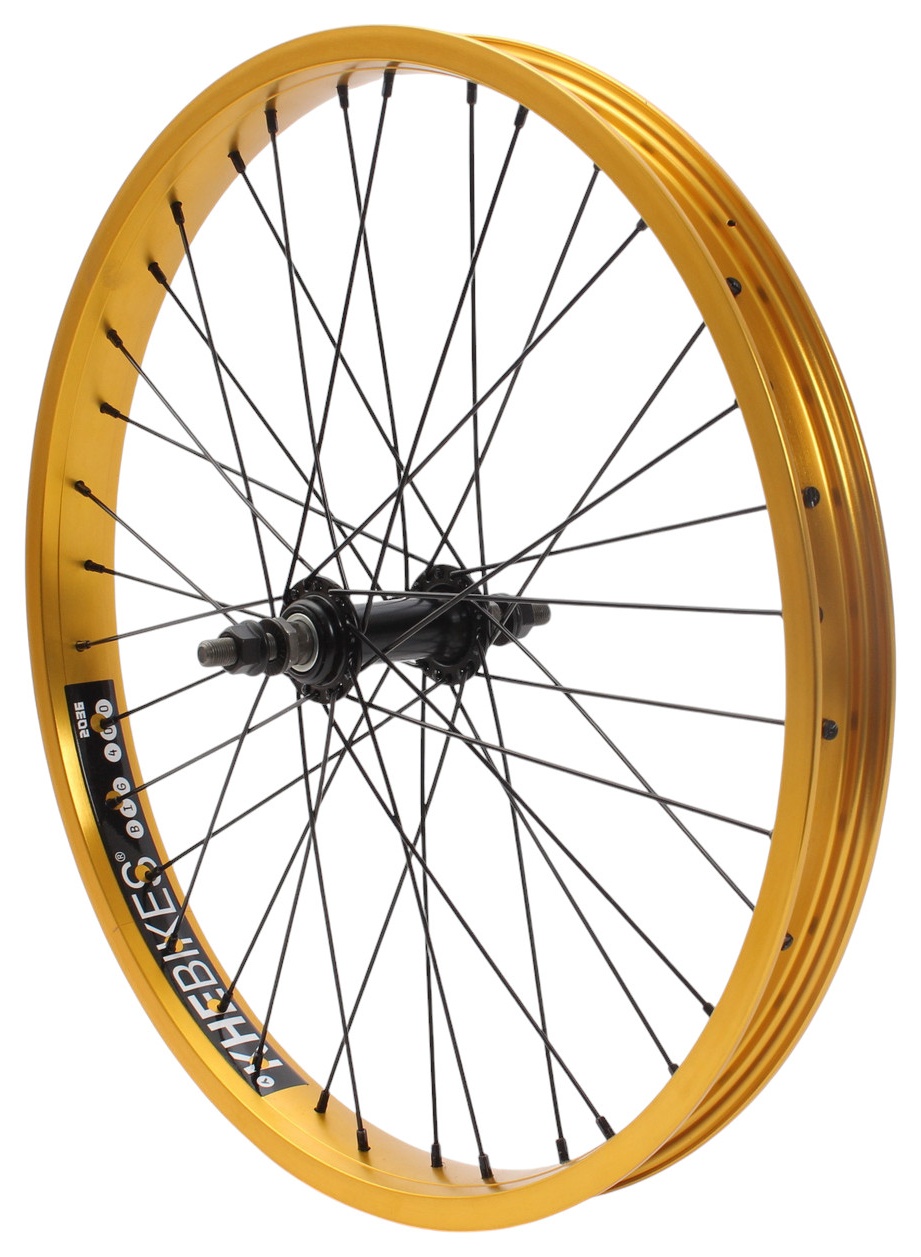 BMX front wheel KHE PRISM 20 inch gold