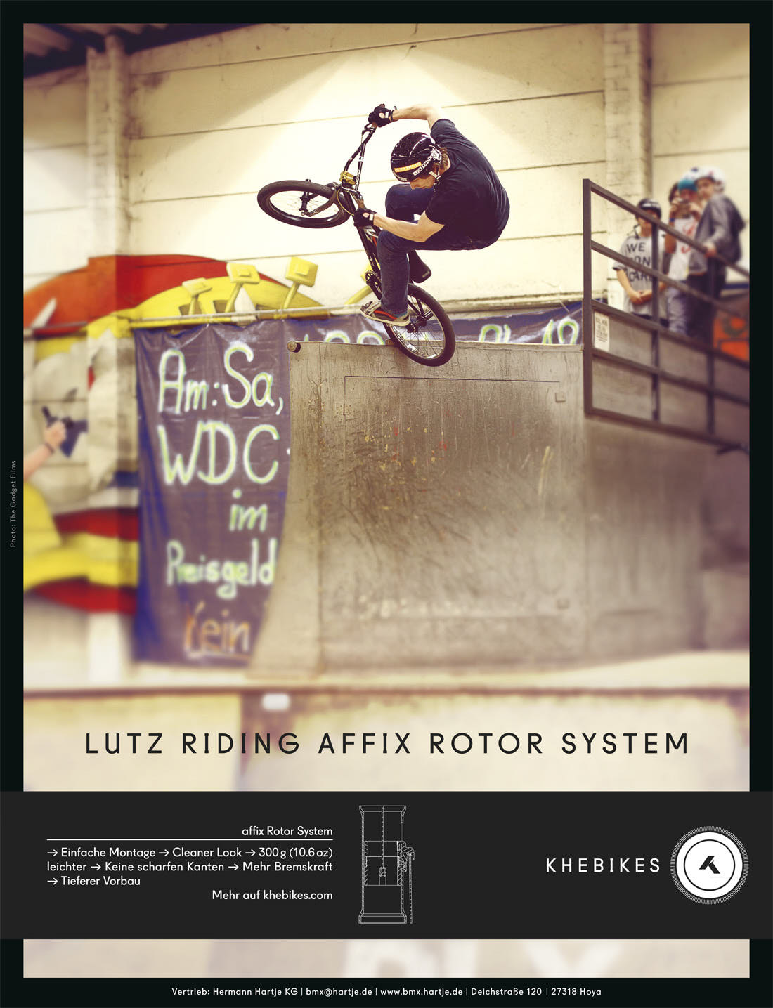 Fahrer Lutz auf einem AFFIX Rotor System Fahrer Lutz auf einem AFFIX Rotor System