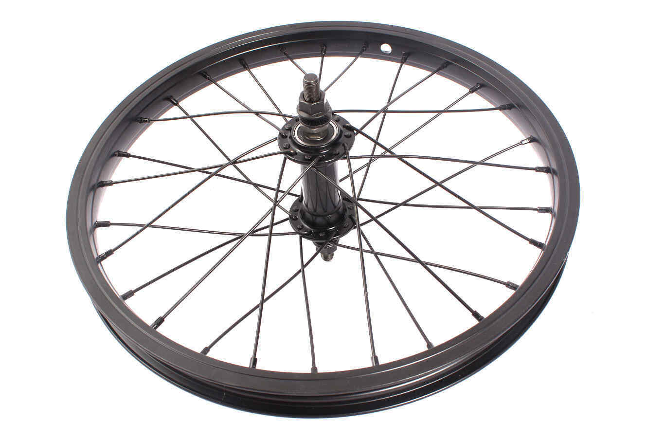 BMX Laufrad mit 10mm Achse in Schwarz
