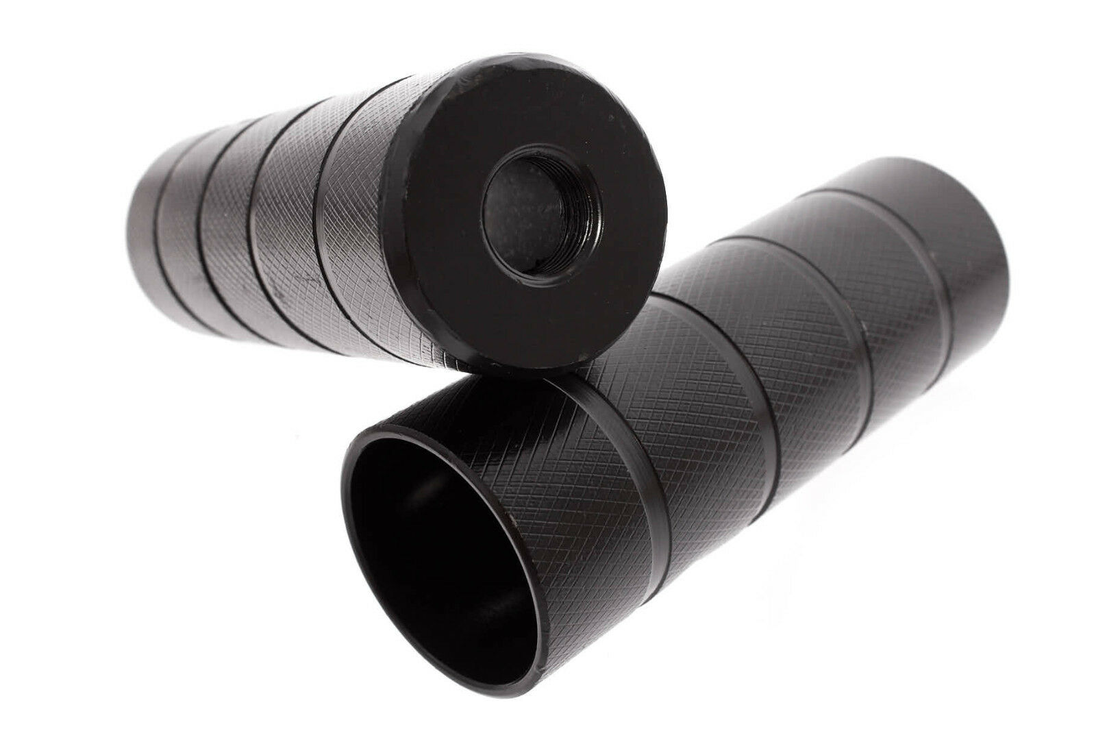 Nahansicht BMX Black Steel Pegs aus HiTen Stahl schwarz Nahansicht BMX Black Steel Pegs aus HiTen Stahl schwarz