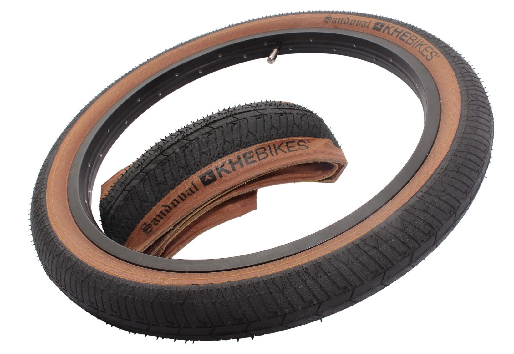 BMX folding tire KHE MAC2+ SANDOVAL X KHEbikes 20 inch x 2.25 inch