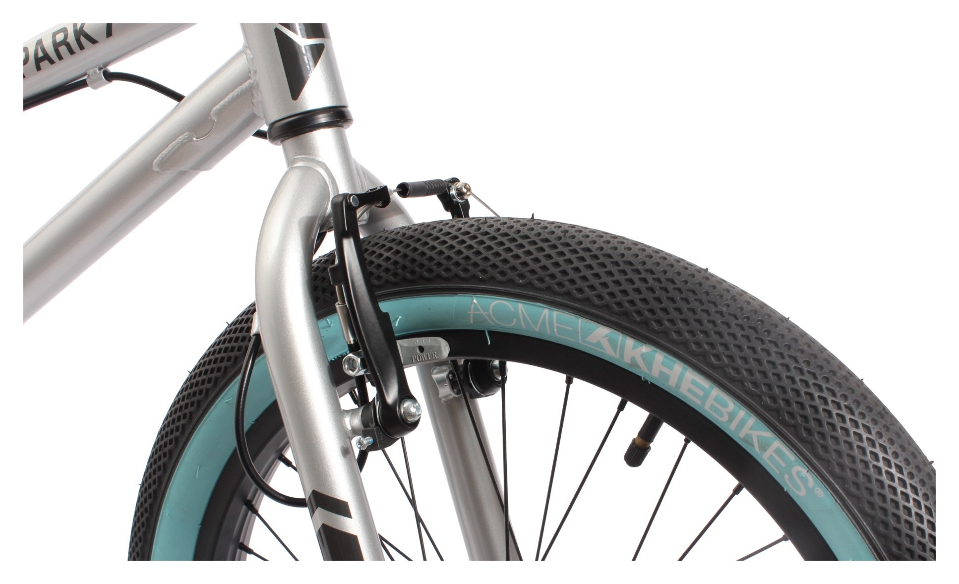 BMX bike KHE PARK 20 inches 11.1 kg silver