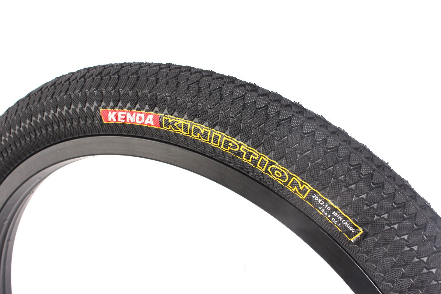 BMX tire set KENDA Kiniption 20 inch x 2.10 inch + AV inner tube