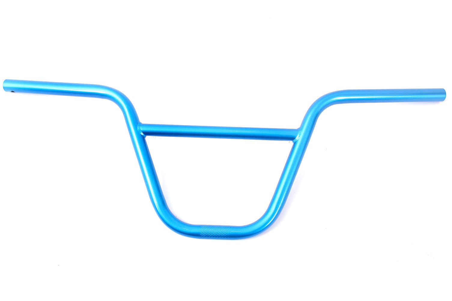 Vorderansicht BMX Lenker KHEbikes Prism blau aus HiTen Stahl