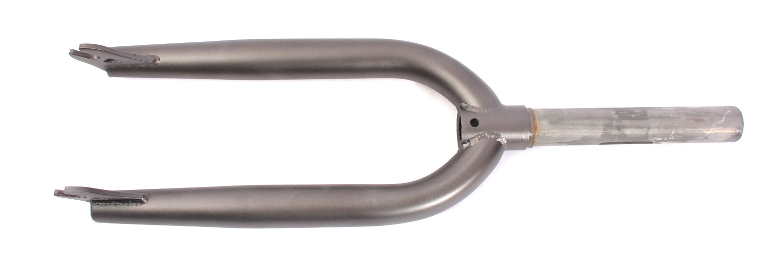 Vorderansicht BMX Gabel Anthrazit grau Vorderansicht BMX Gabel Anthrazit grau