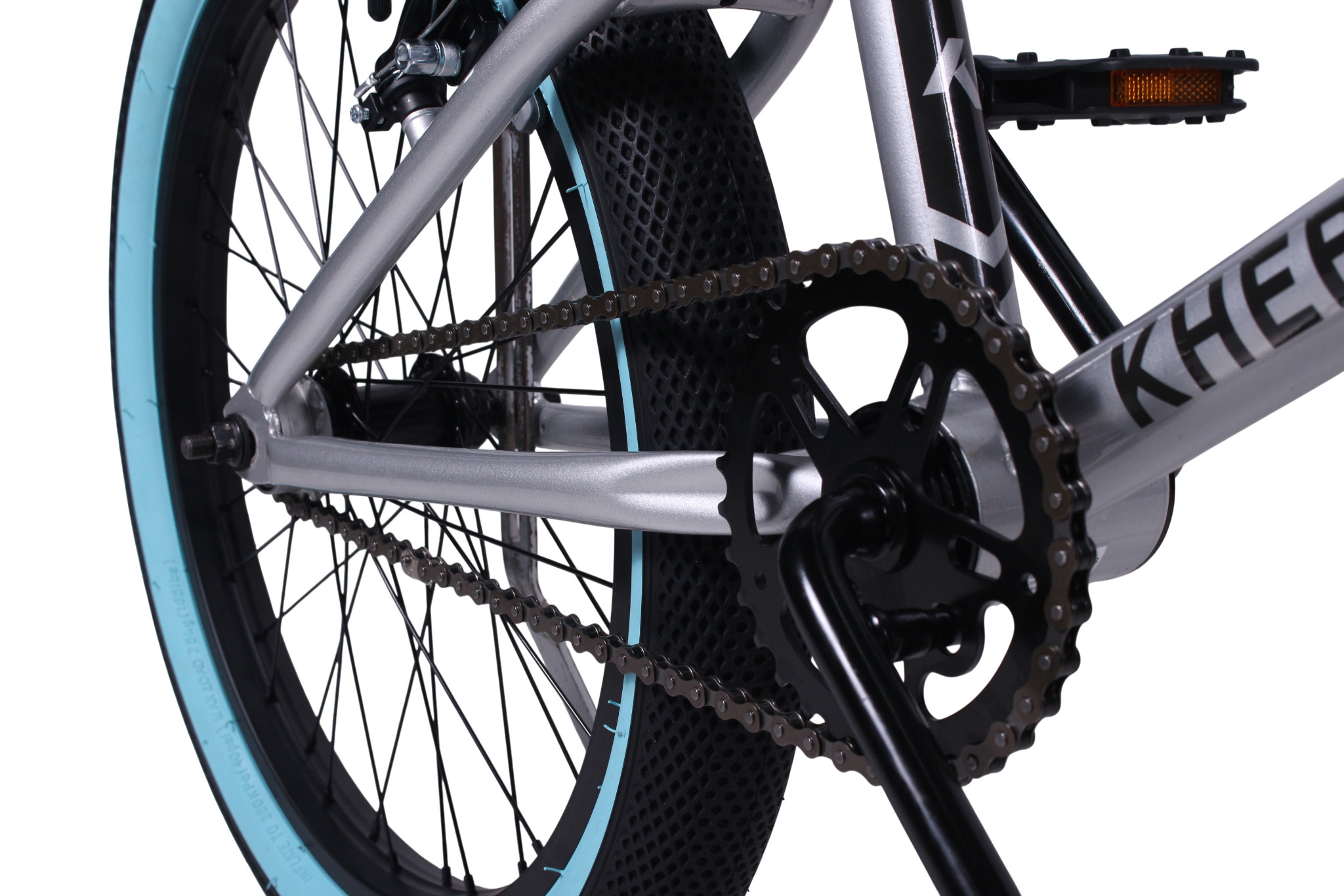 BMX bike KHE PARK 20 inches 11.1 kg silver