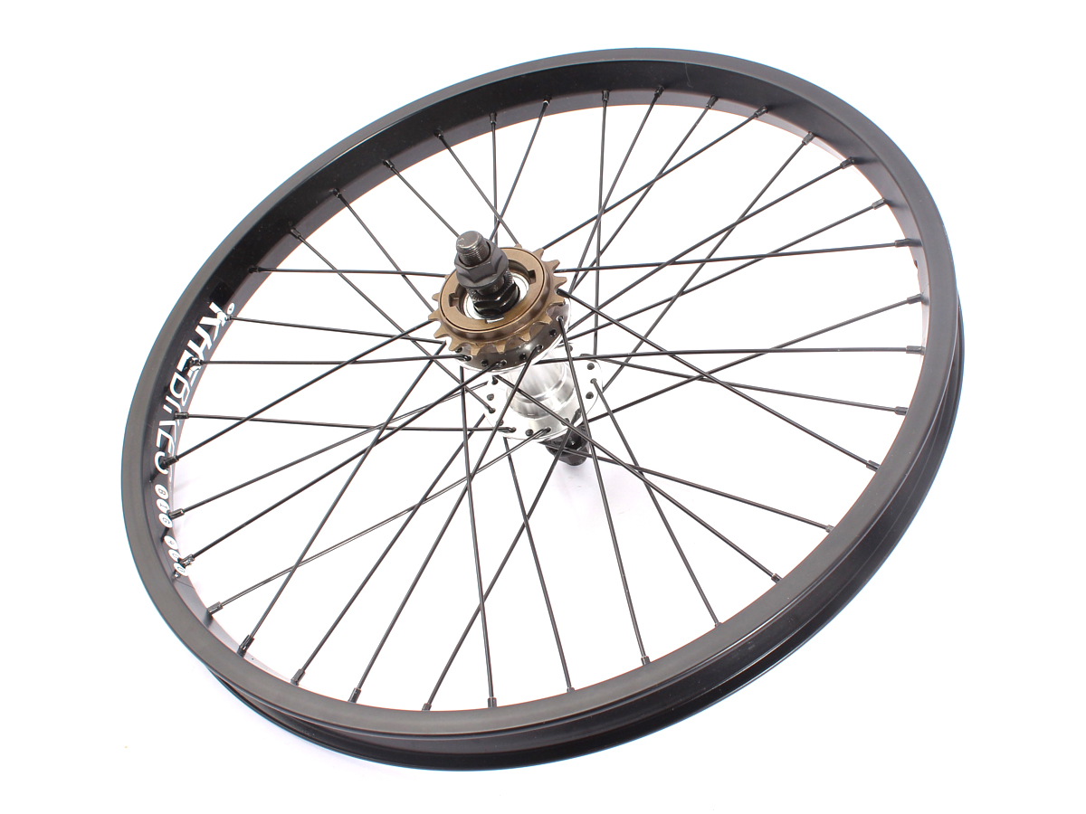 BMX rear wheel KHE BARCODE 20 inch 14mm