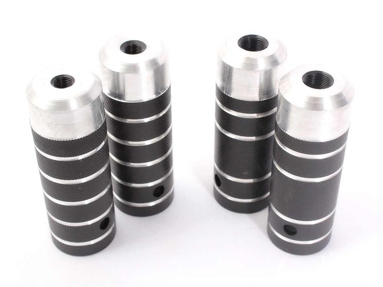 BMX Peg Set KHE COP aluminium 2 pair 10mm (3/8") and 14mm