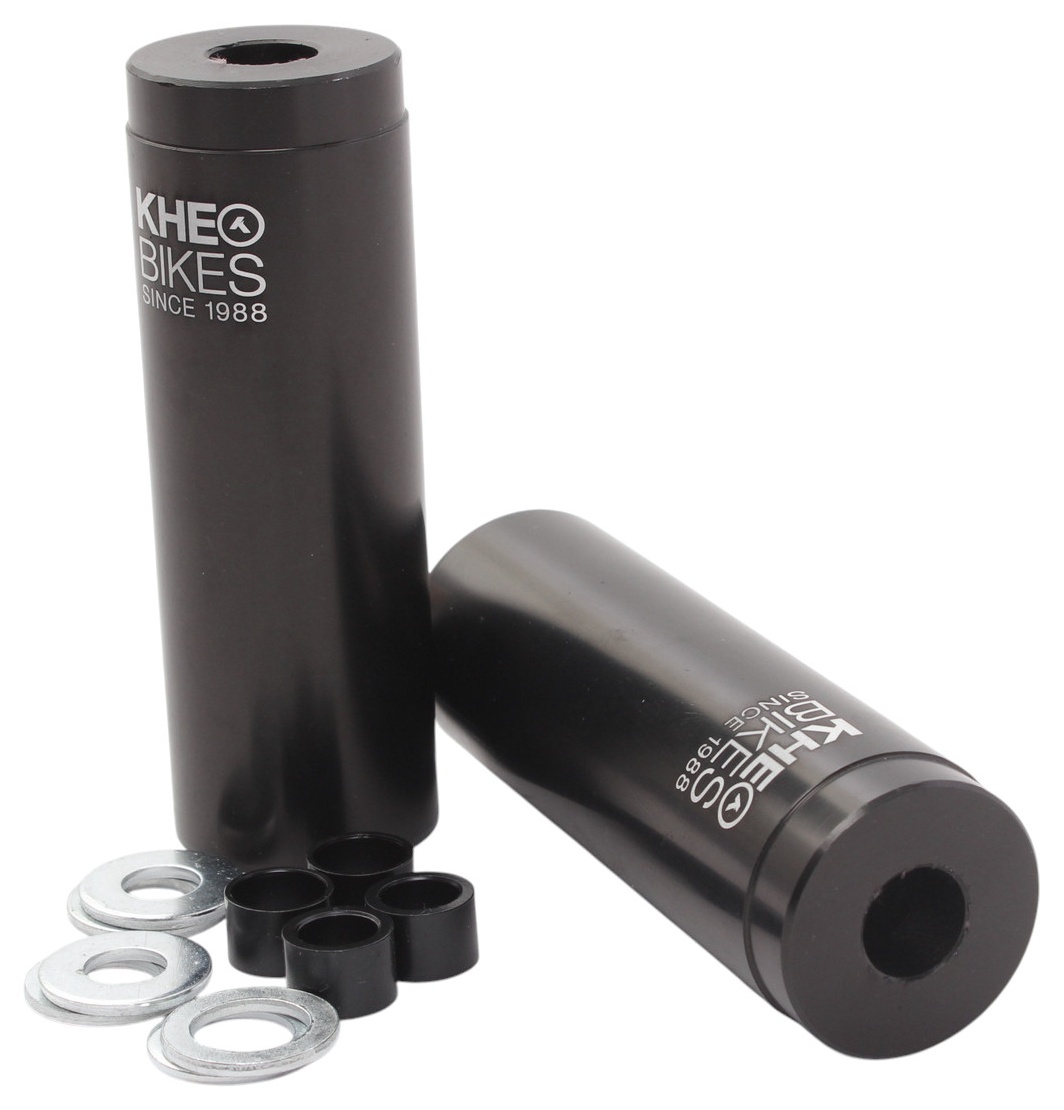 BMX pegs KHE LASER CNC 1 pair suitable for 10 mm, 12 mm & 14 mm axles