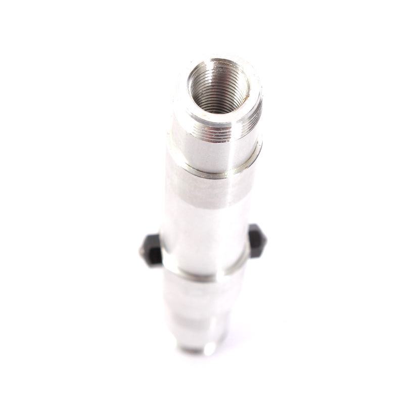 Nahaufnahme Freecoaster Achse mit 14mm Gewinde in Silber Nahaufnahme Freecoaster Achse mit 14mm Gewinde in Silber