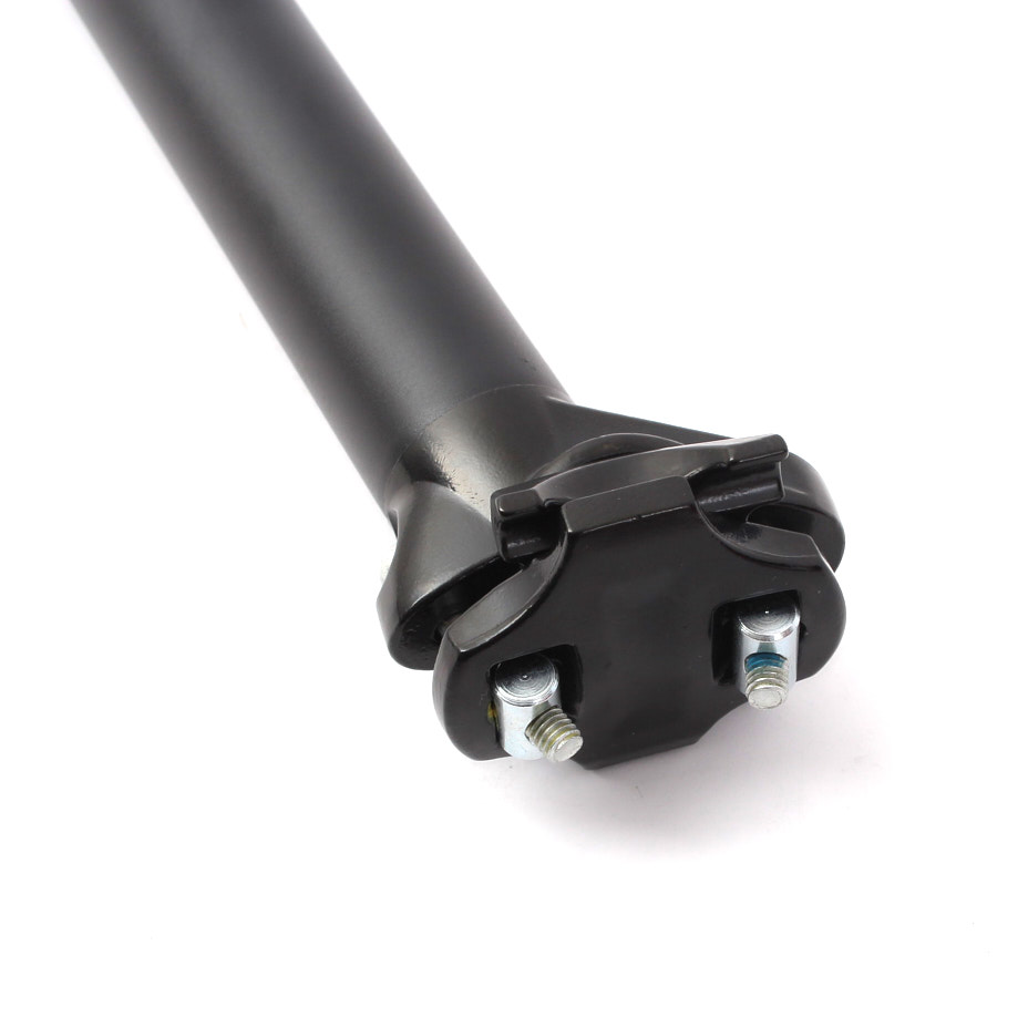 2-Schrauben Sattelklemmsystem in Schwarz, Chrom