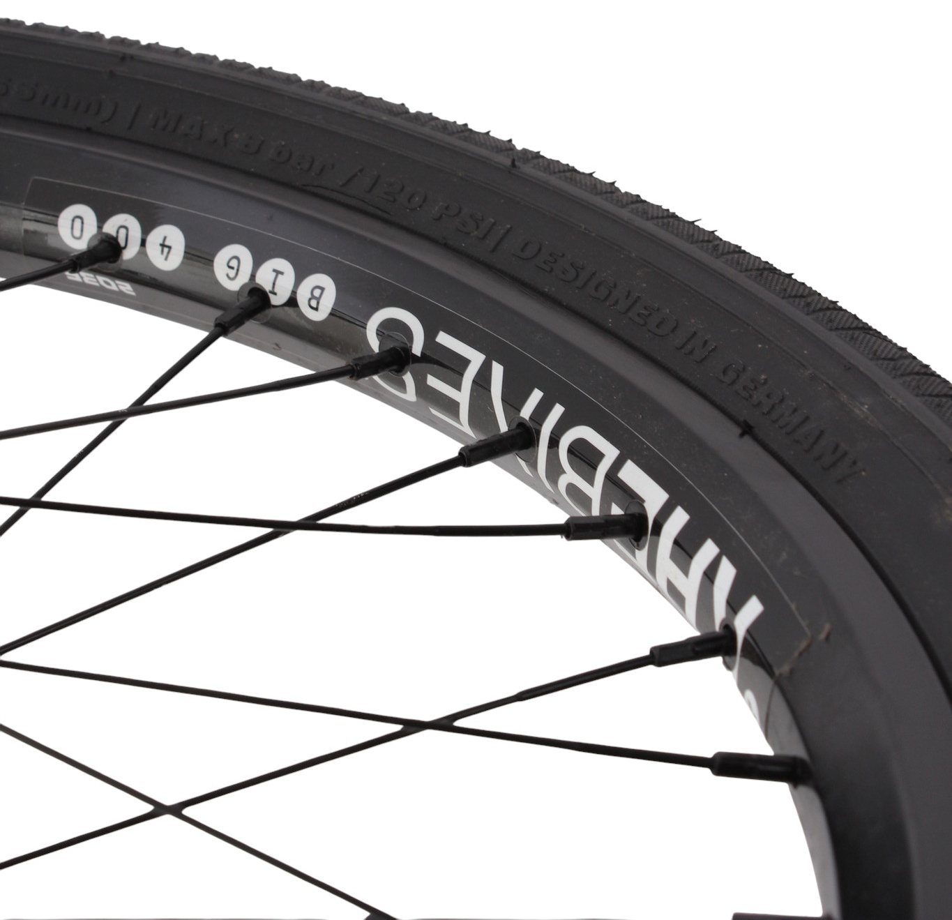 BMX wheelset Specter incl. KHE MAC2+ tires 20 inch 14 mm / 10 mm S/B