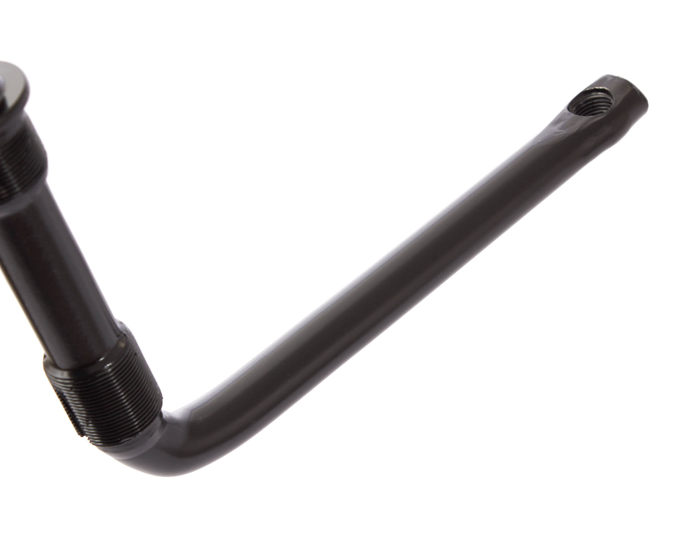 Schwarzer BMX Kurbelarm mit Gewinde Schwarzer BMX Kurbelarm mit Gewinde