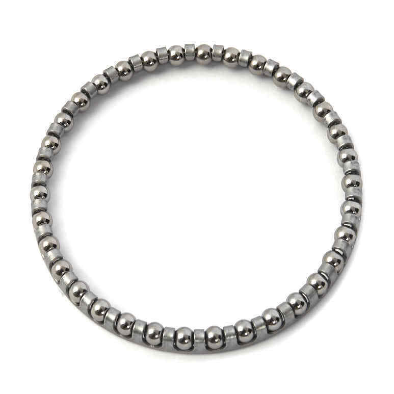 BMX Kugellagerring für F-Set KHEbikes silber aus HiTen Stahl