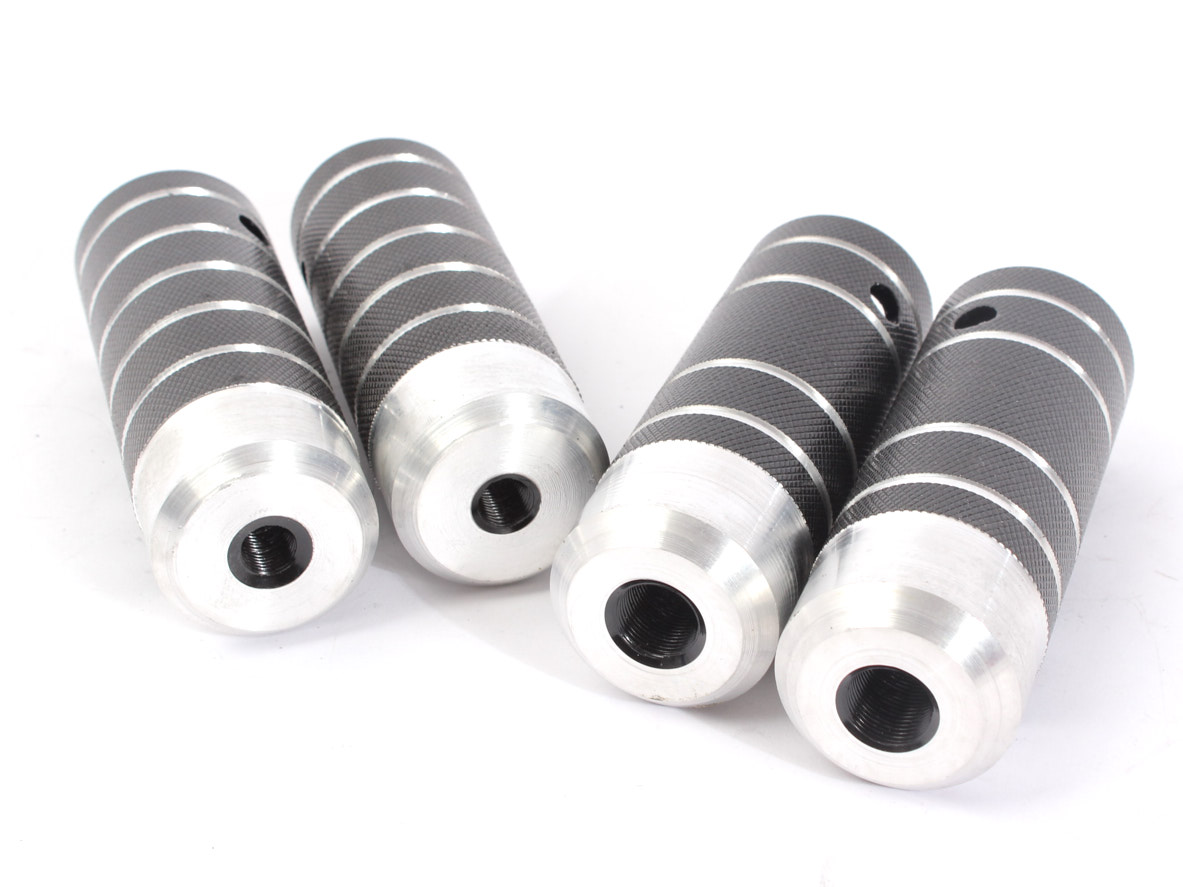 BMX Peg Set KHE COP aluminium 2 pair 10mm (3/8") and 14mm