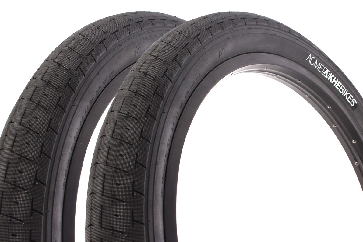BMX tire set KHE ACME 20 inch x 2.40 inch black