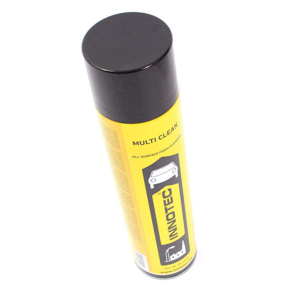 Gelbe Sprühdose mit schwarzem Deckel und INNOTEC Aufschrift