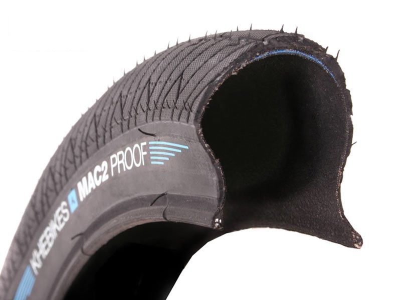 BMX tire set KHE MAC2+ PROOF 20 inch x 2.30 inch + AV inner tube