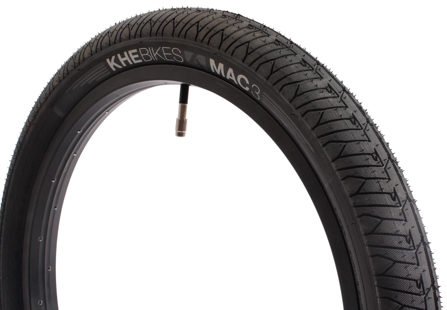 BMX folding tire KHE MAC3 20 inch x 2.40 inch – black