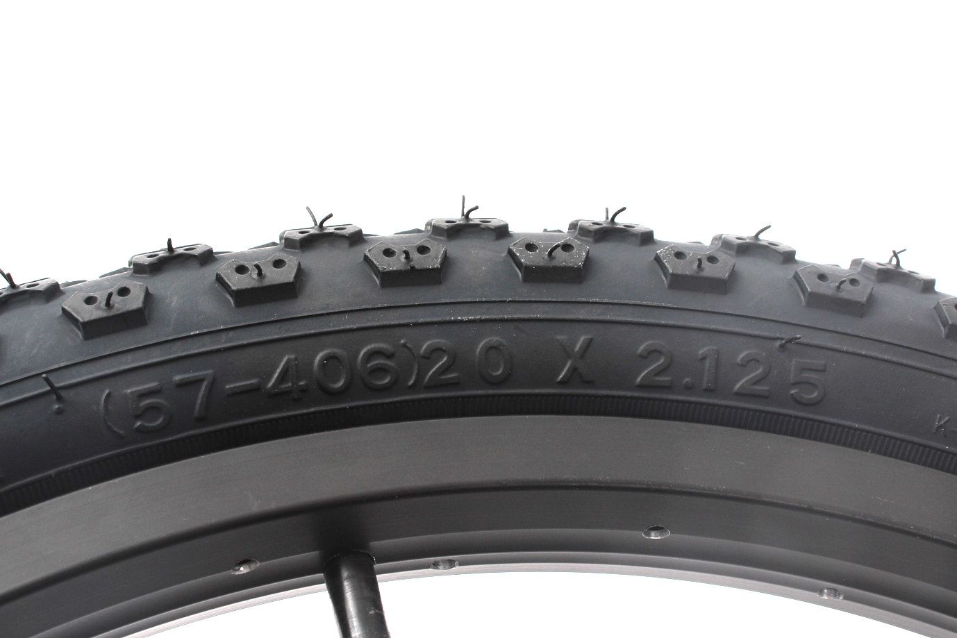 BMX tire set KENDA 20 inch x 2.125 inch black + AV inner tube