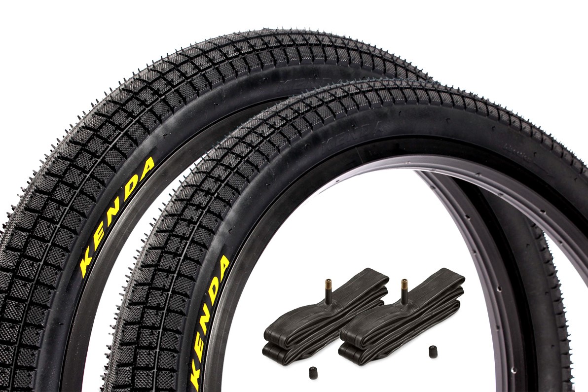 BMX tire set KENDA K1040 20 x 2.25 inch + AV inner tube
