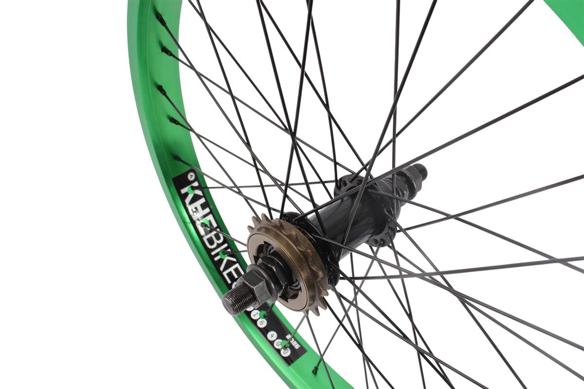 BMX Rear Wheel KHE PRISM 20 Inch Green