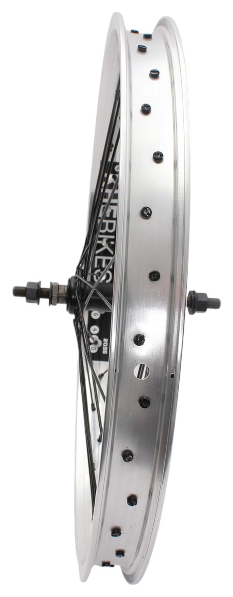 BMX front wheel KHE PRISM 20 inch silver