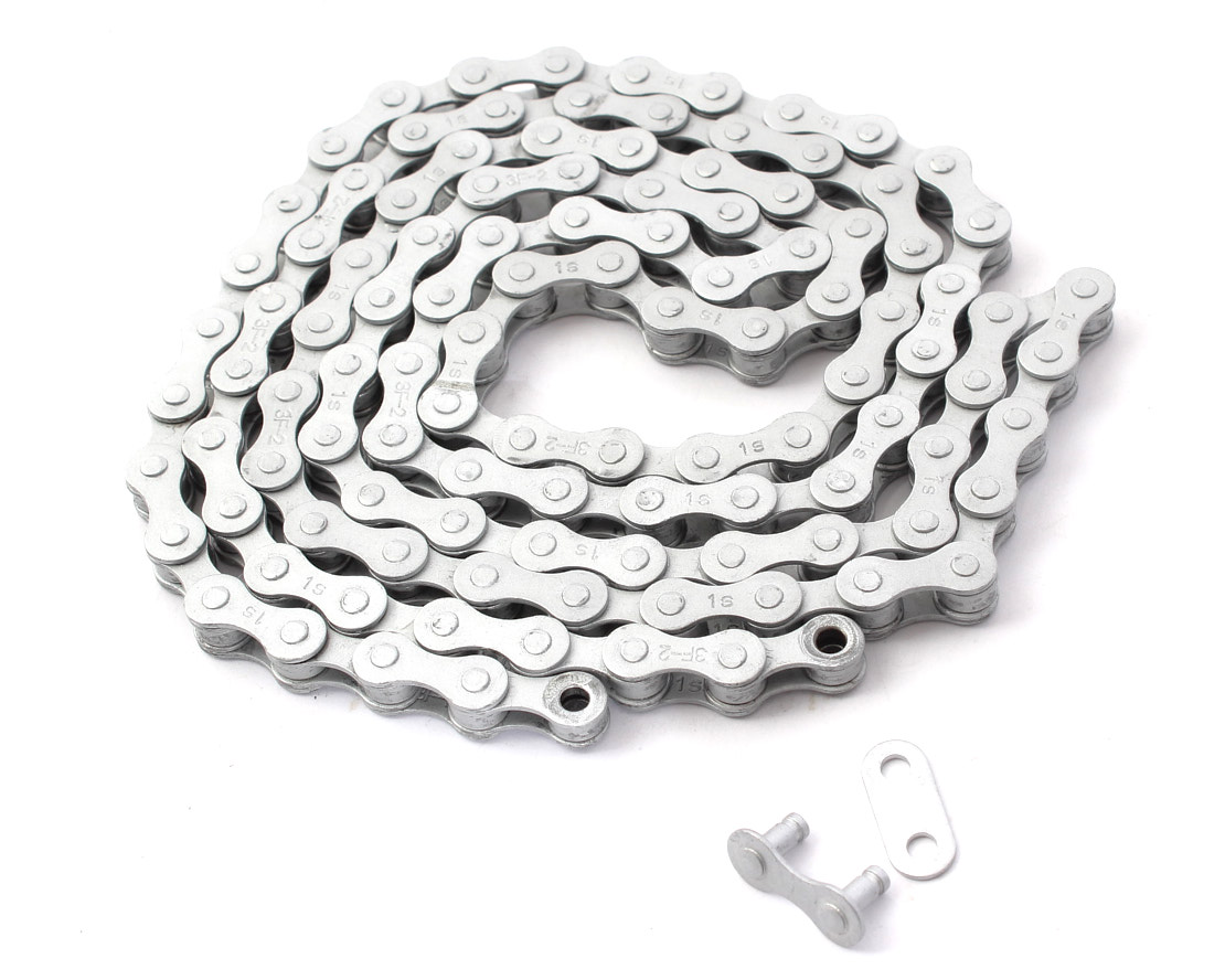 Silberne BMX Fahrradkette von M-Wave