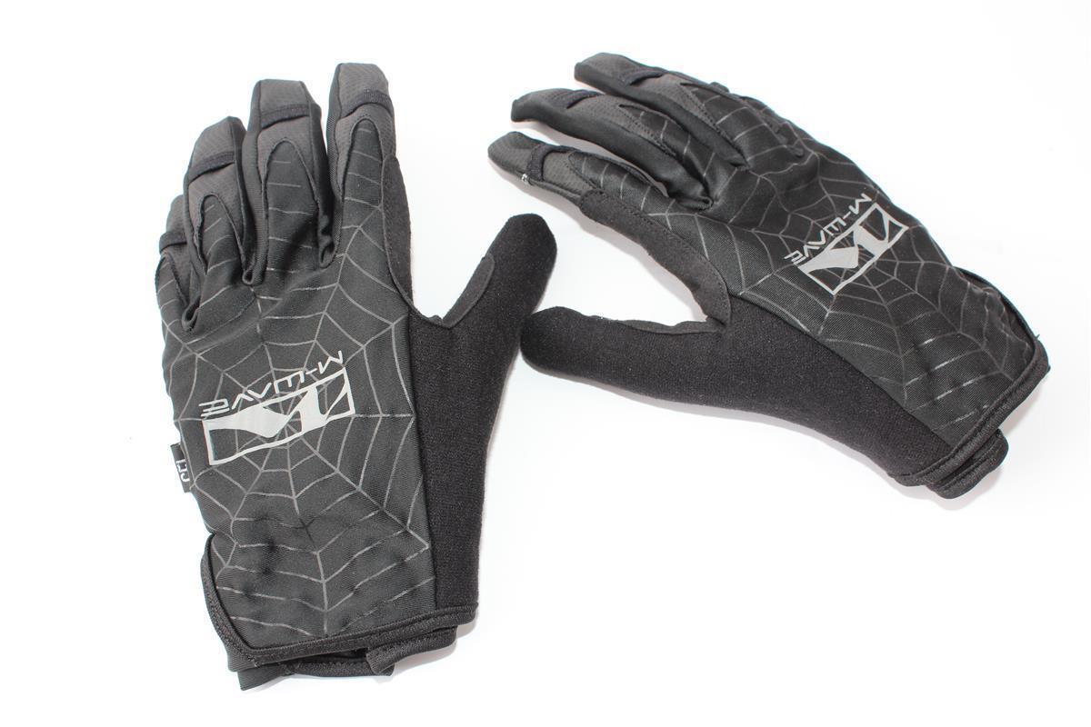BMX Handschuhe von M-Wave in Schwarz, Silber