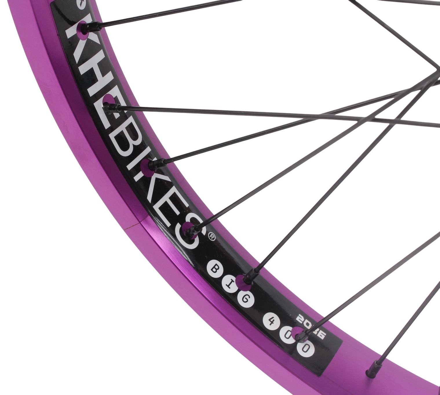 BMX front wheel KHE PRISM 20 inch purple